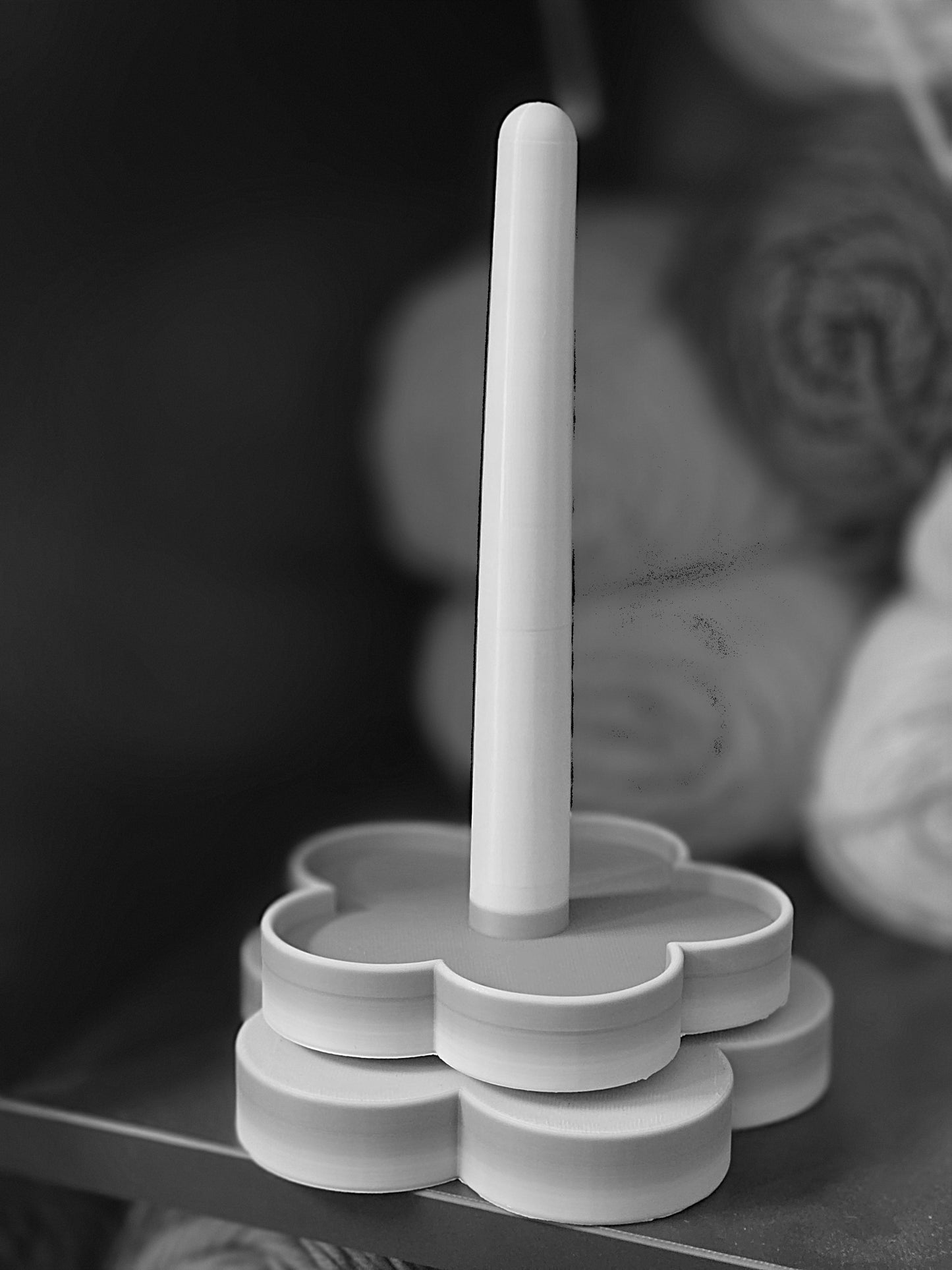 MAKE TO ORDER: 3d Printed Flower Yarn Spinner