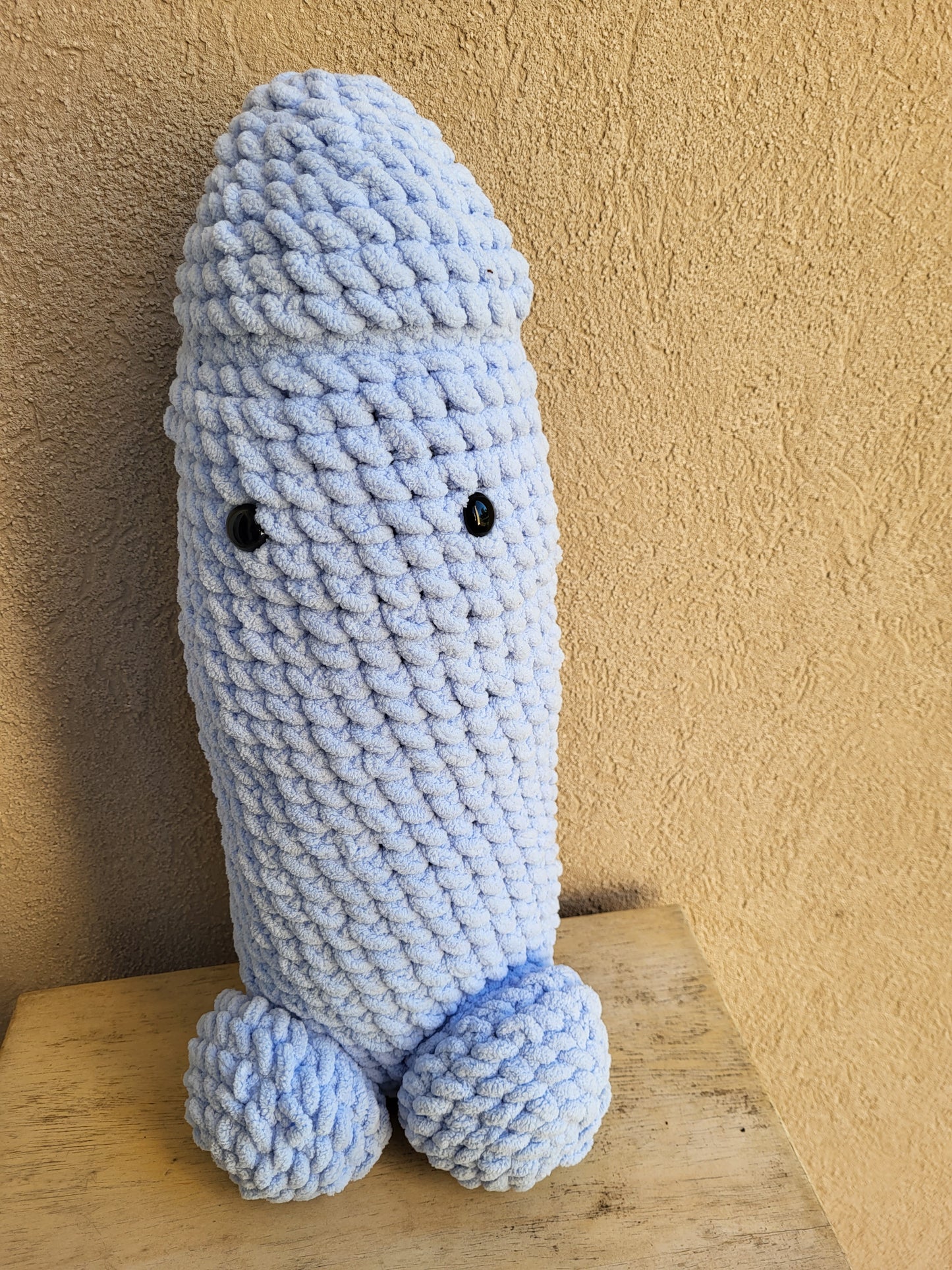 RTS Giant Baby Blue Pillow Peter image 0