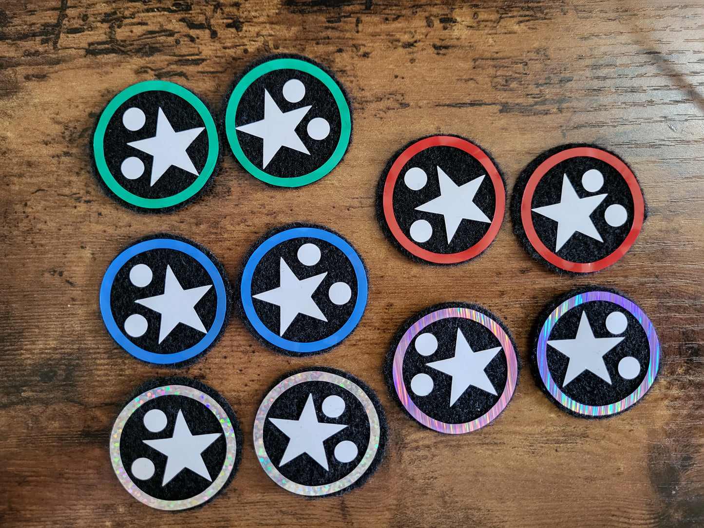 5 pack of 1.5 inch Felt Eyes image 1