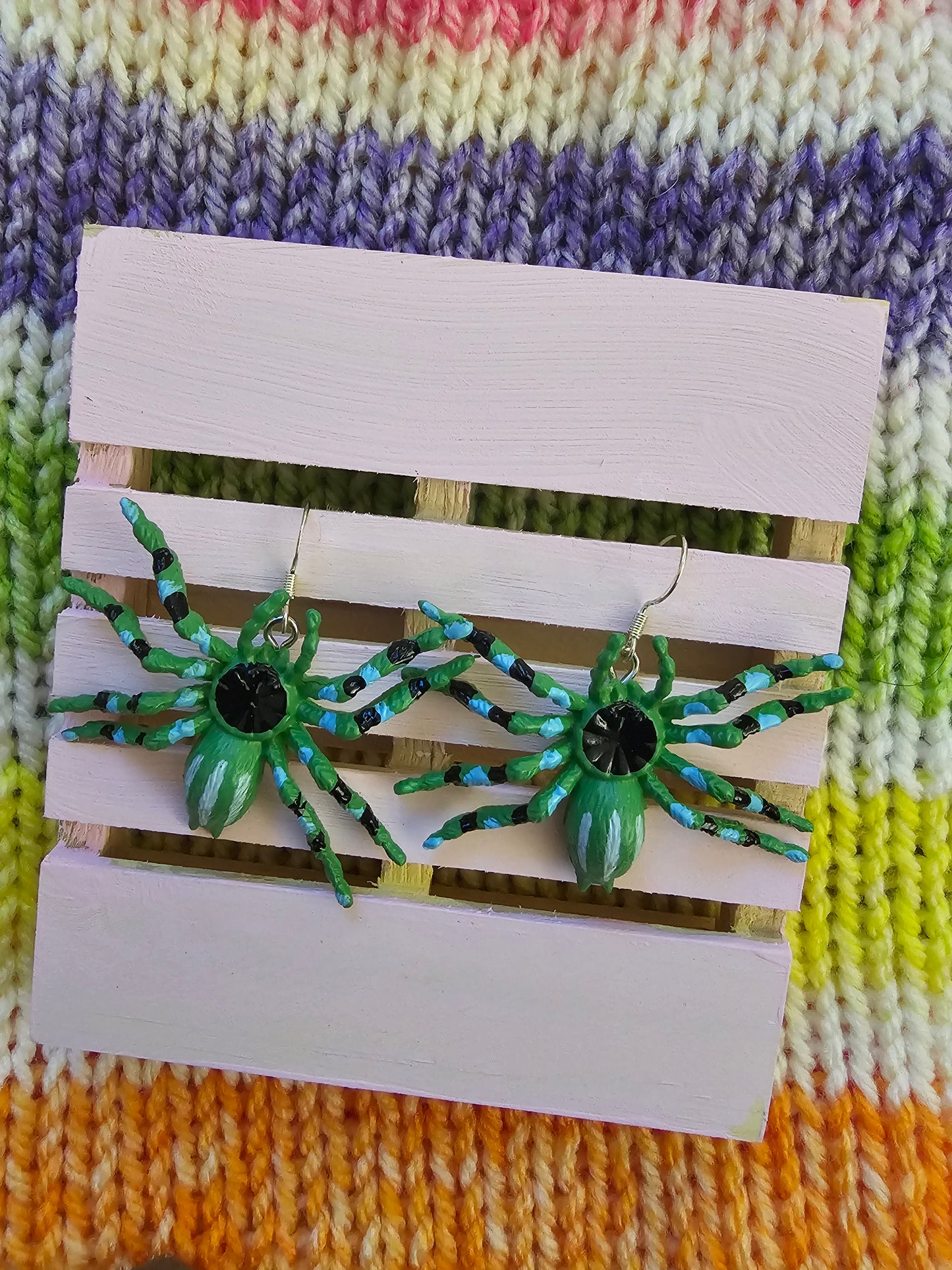 Big Dot Spider Earrings