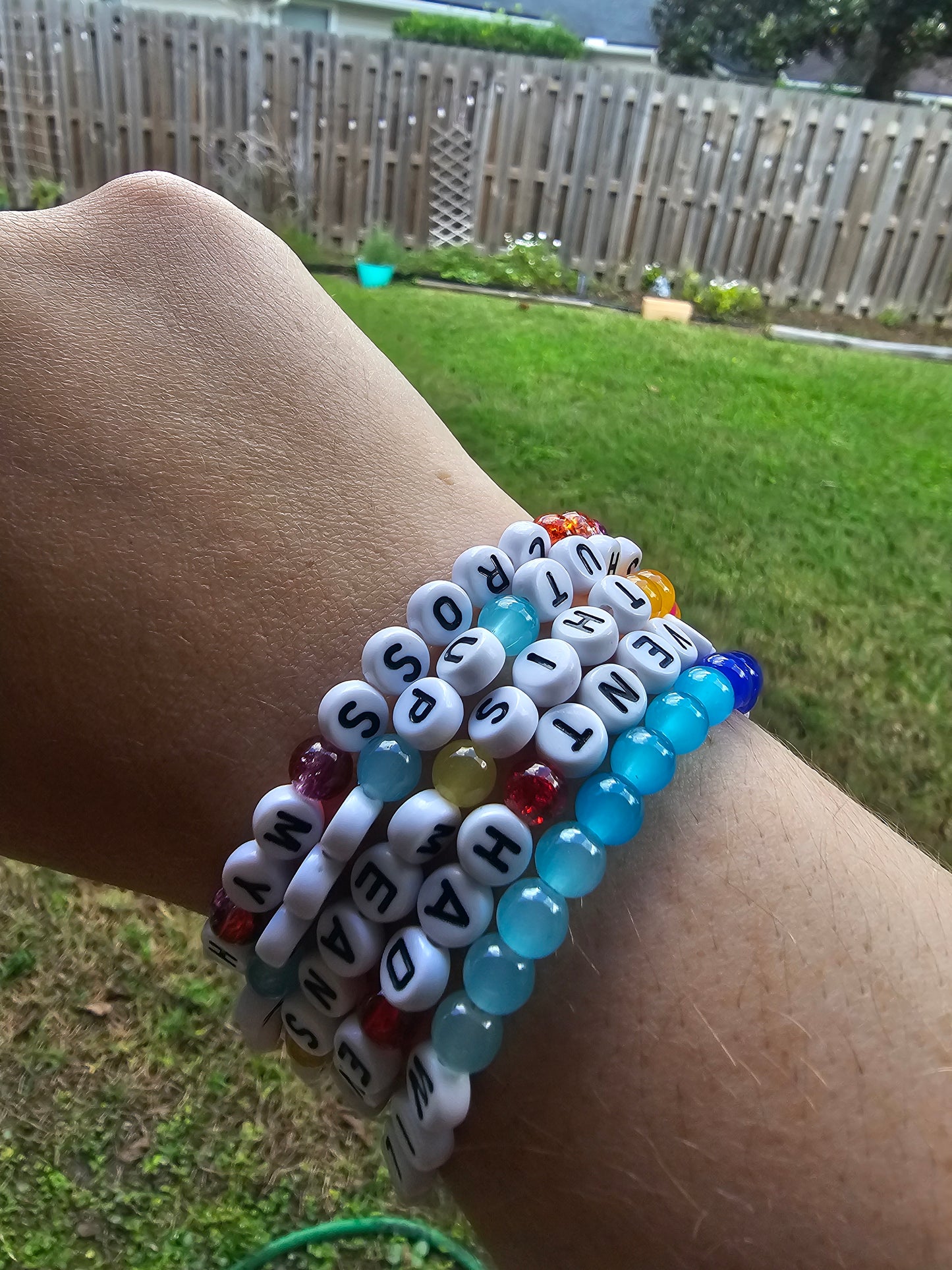 Made to Order: Multipack of Friendship Beaded Bracelets for Gifts, Concerts, Presents, etc
