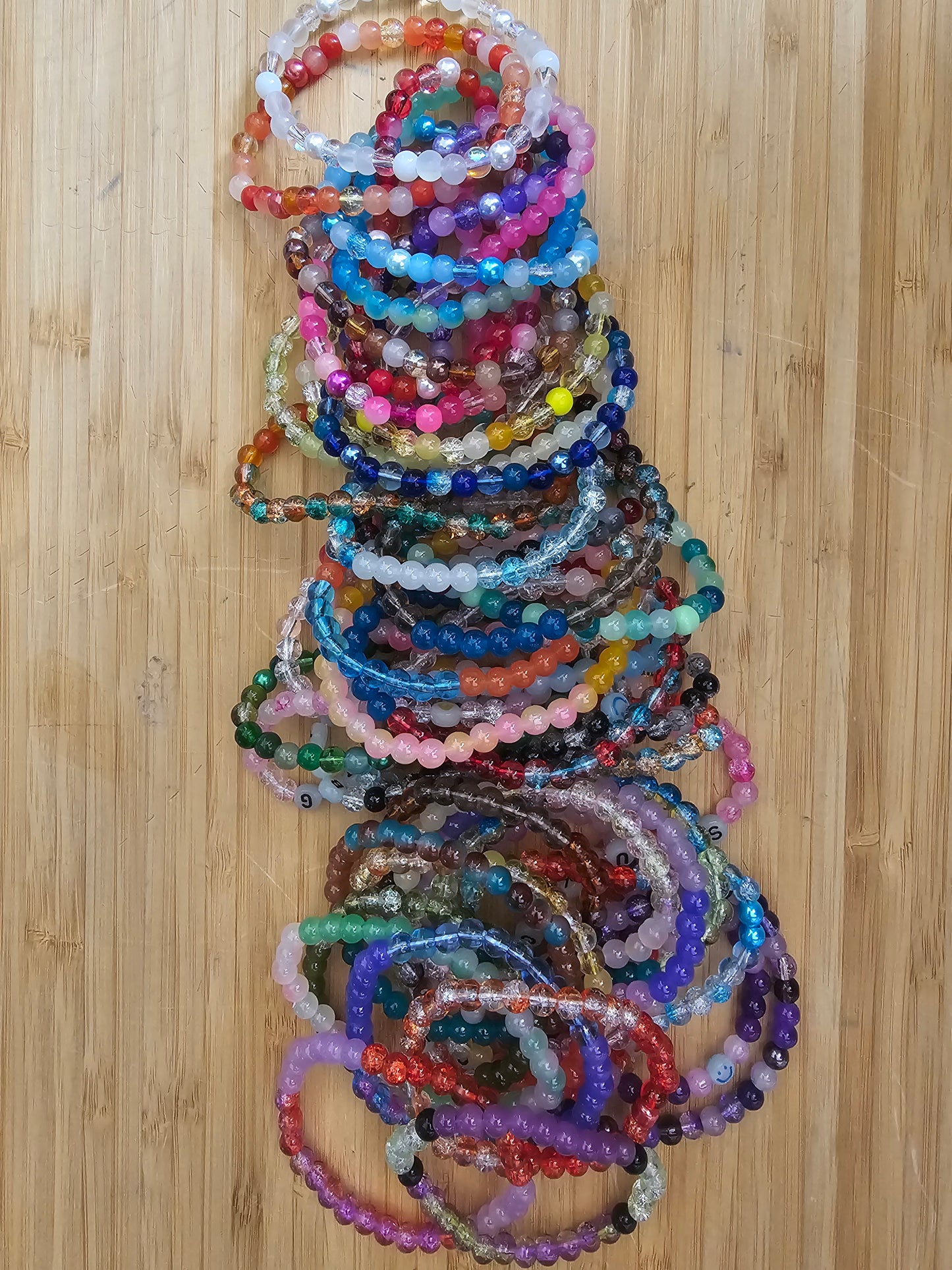 Made to Order: Multipack of Friendship Beaded Bracelets for Gifts, Concerts, Presents, etc