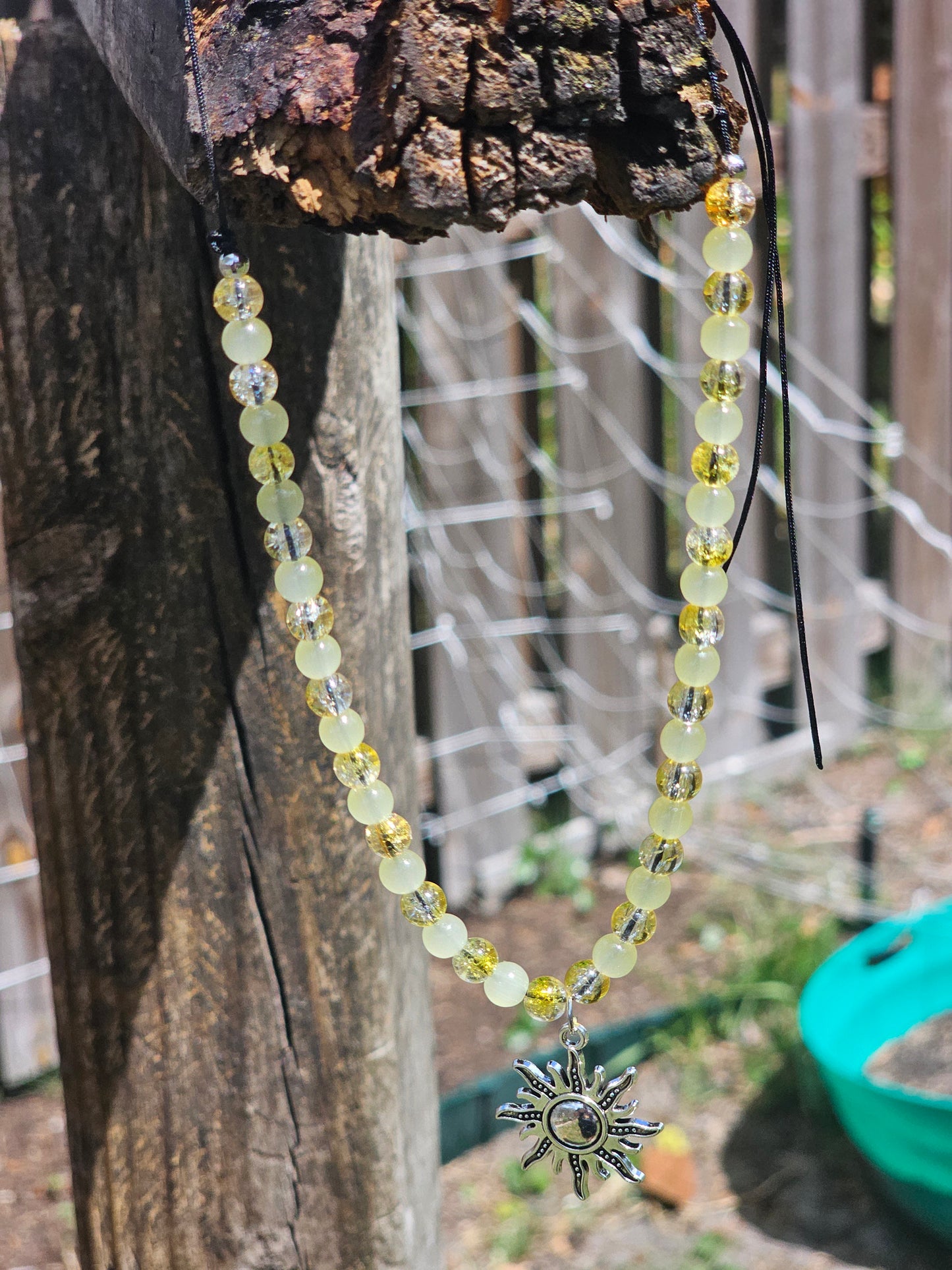 Silver Sun Necklace