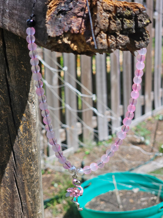 Pink Flamingo Necklace