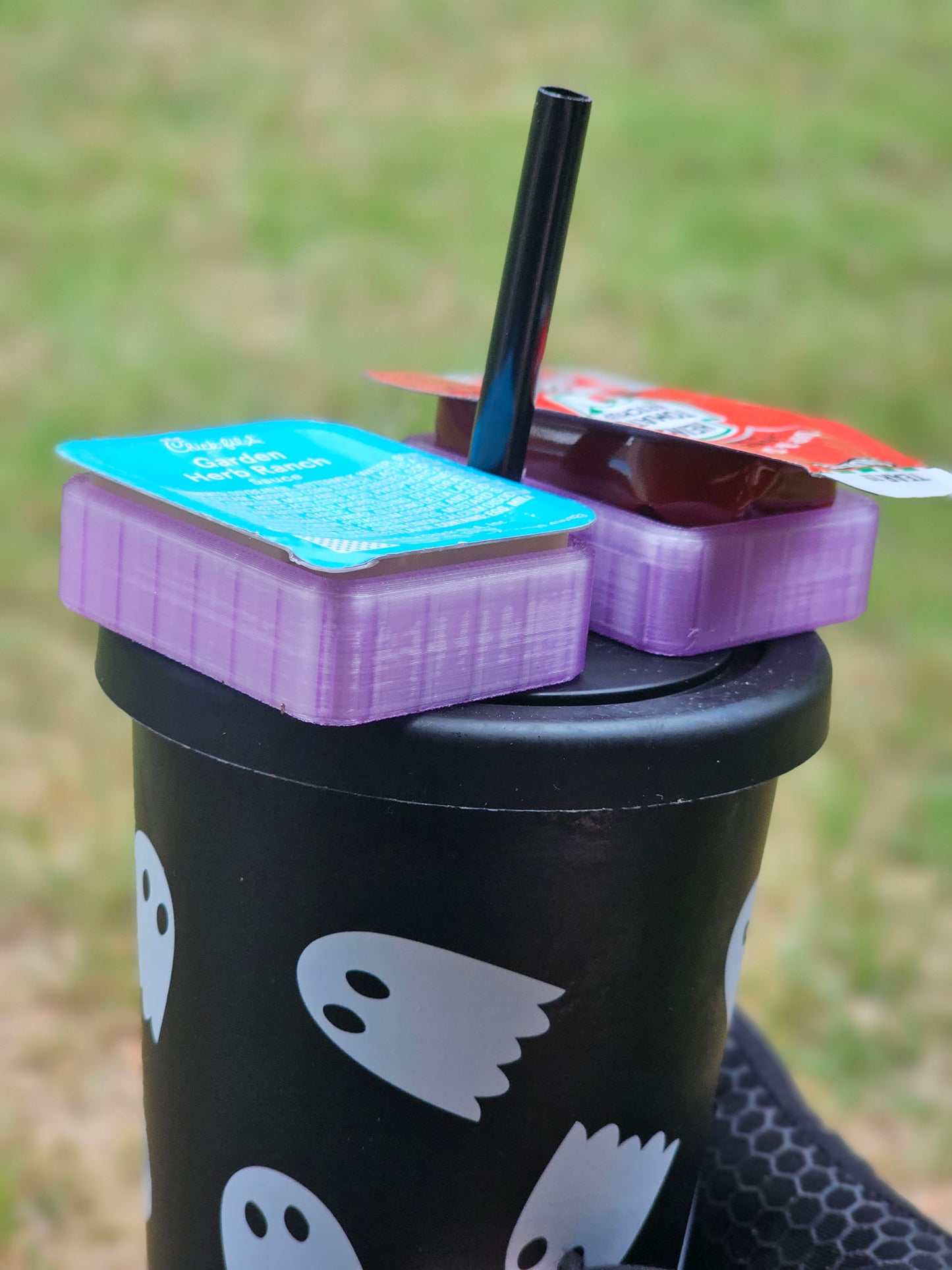 3D Printed Sauce Containers and Soft Drink Opener Set of 3