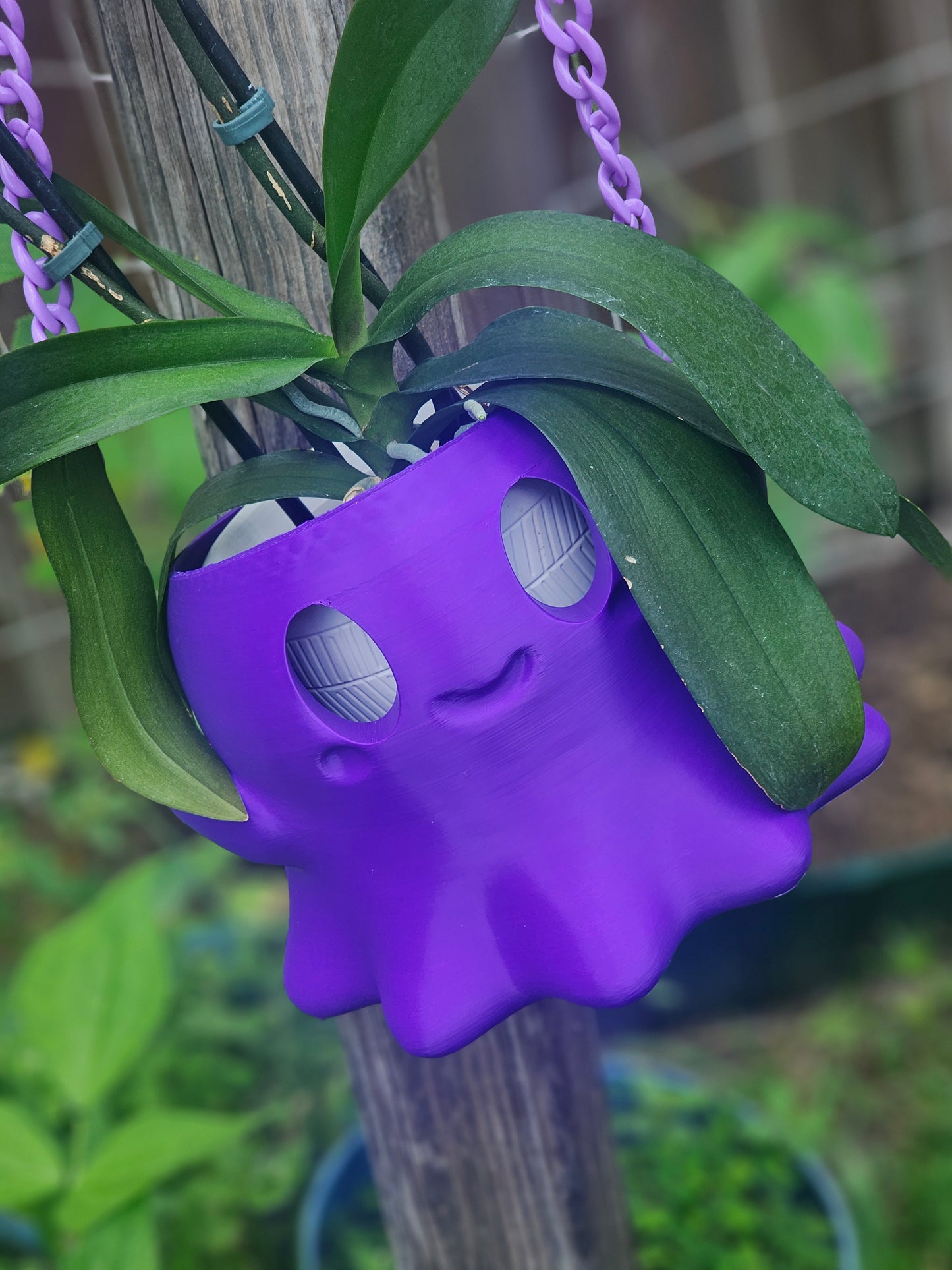 Make to Order Hanging Ghost Planter 3d Printed