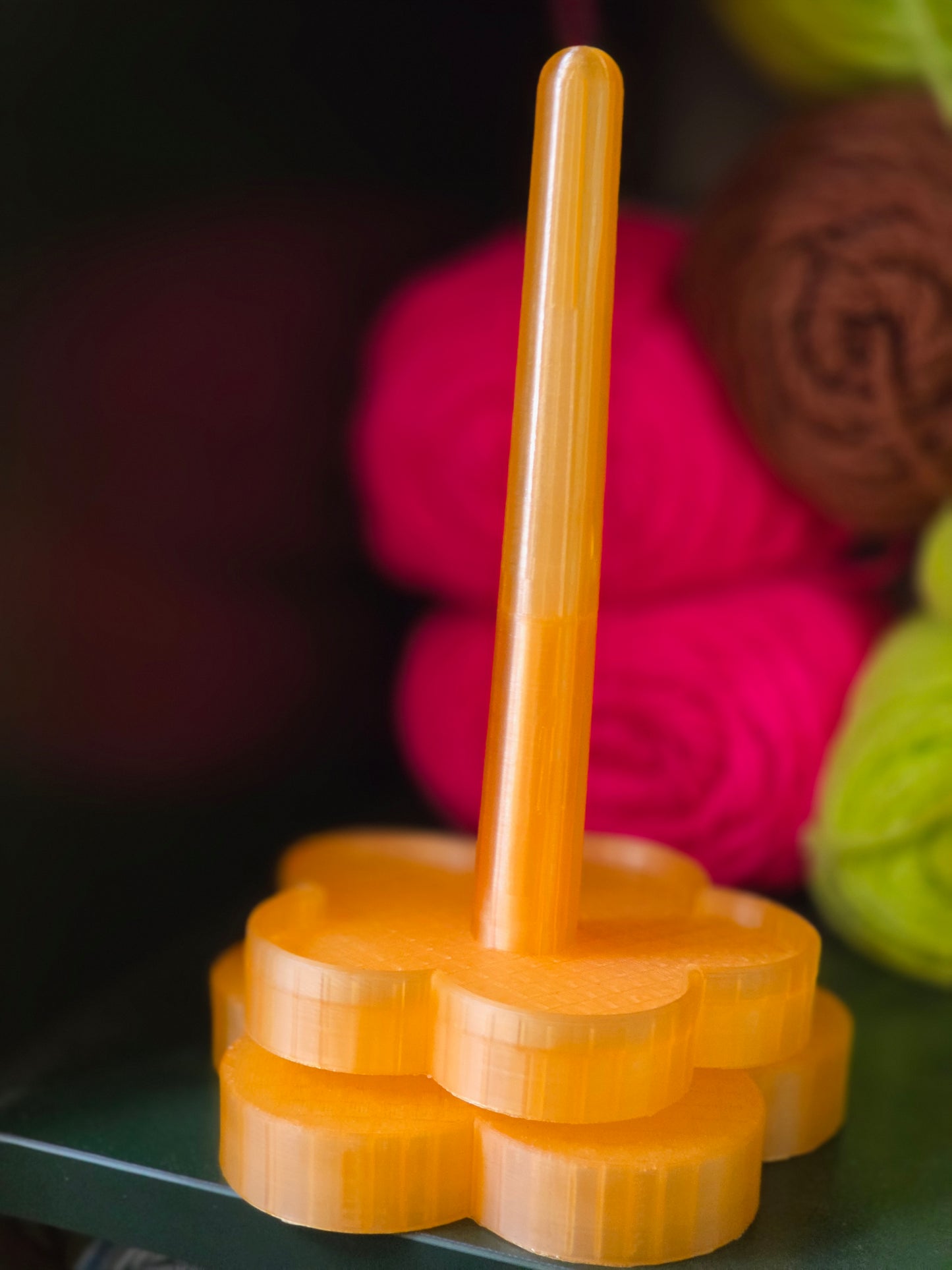 READY TO SHIP 3d Printed Flower Yarn Spinner