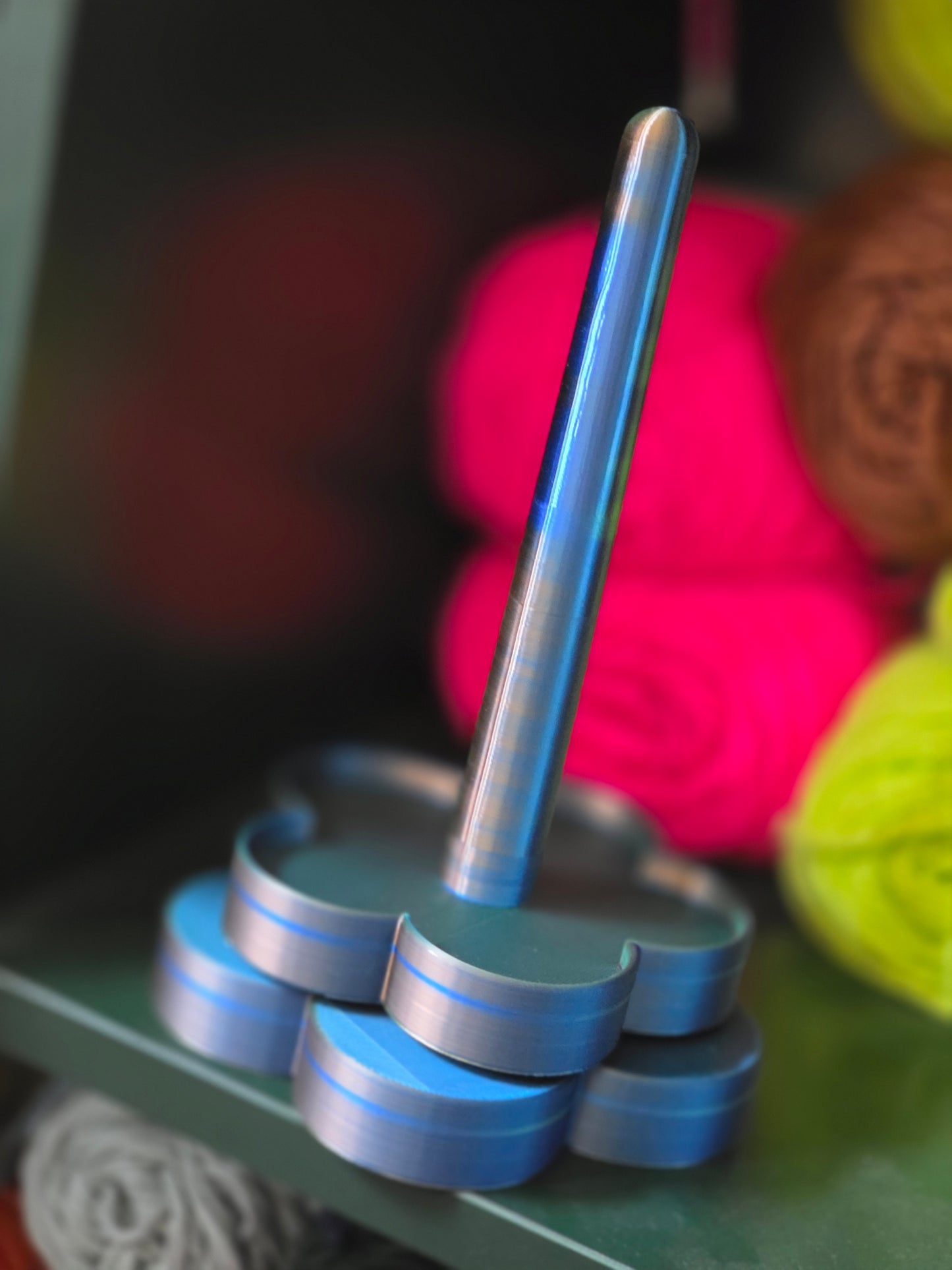 READY TO SHIP 3d Printed Flower Yarn Spinner