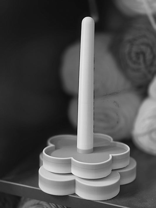 MAKE TO ORDER: 3d Printed Flower Yarn Spinner