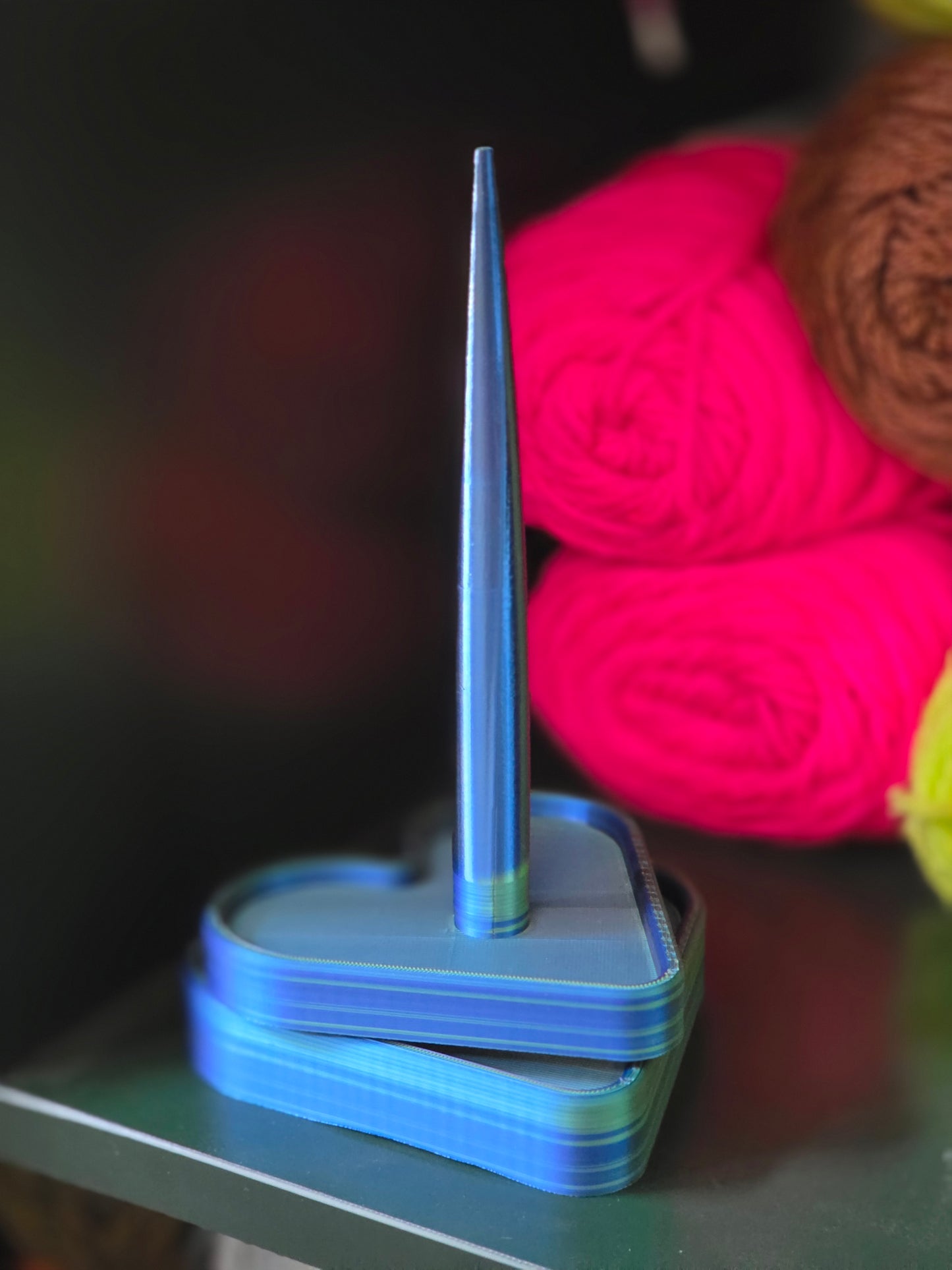 READY TO SHIP 3d Printed Heart Yarn Spinner