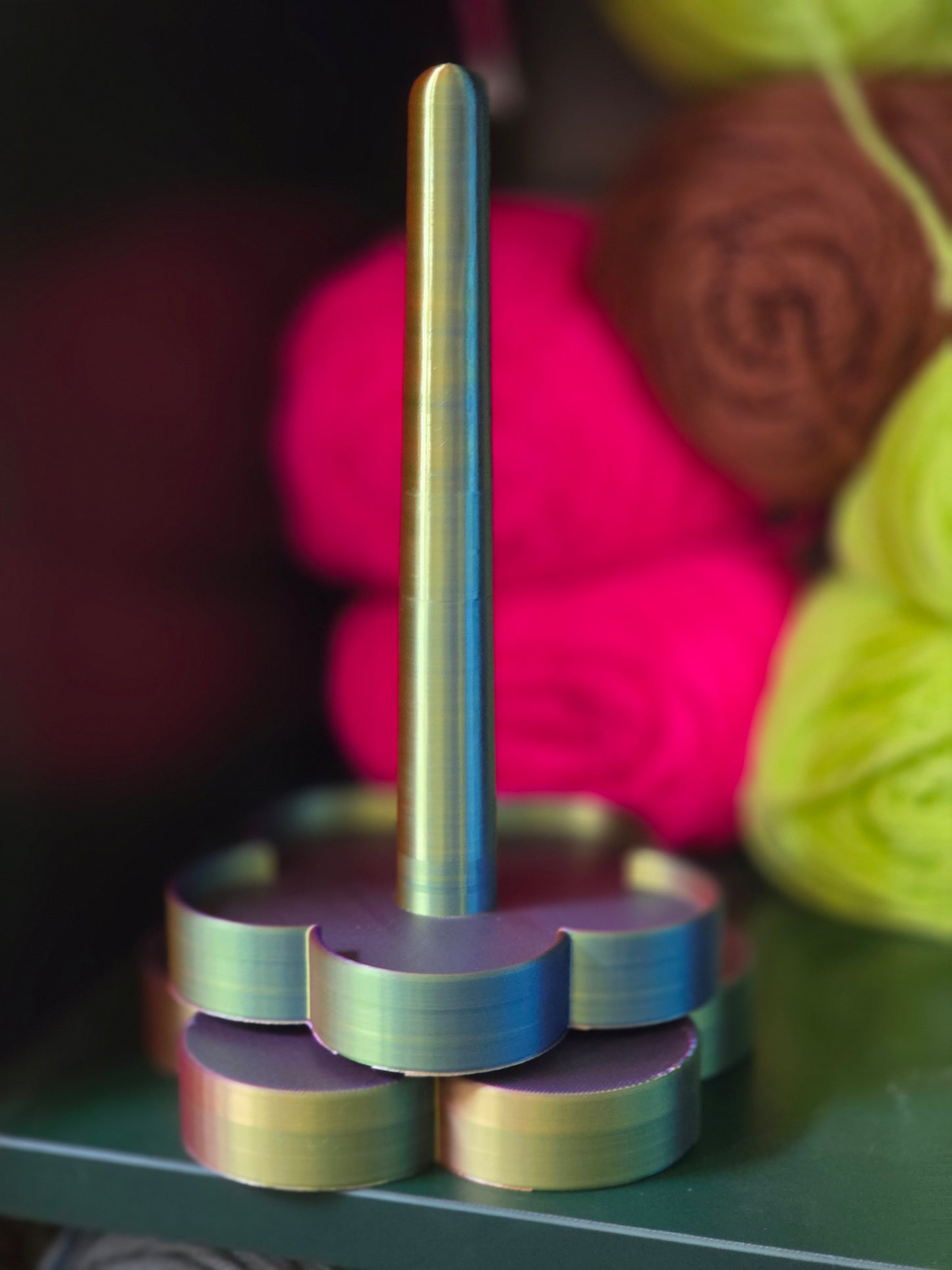 READY TO SHIP 3d Printed Flower Yarn Spinner