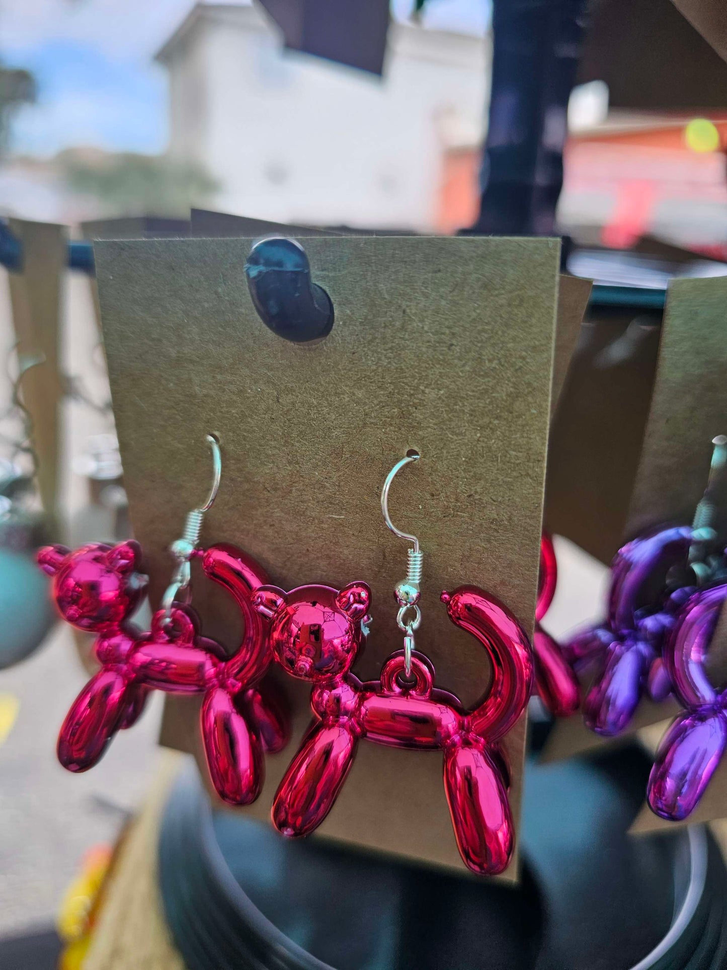 Balloon Cat Earrings image 2