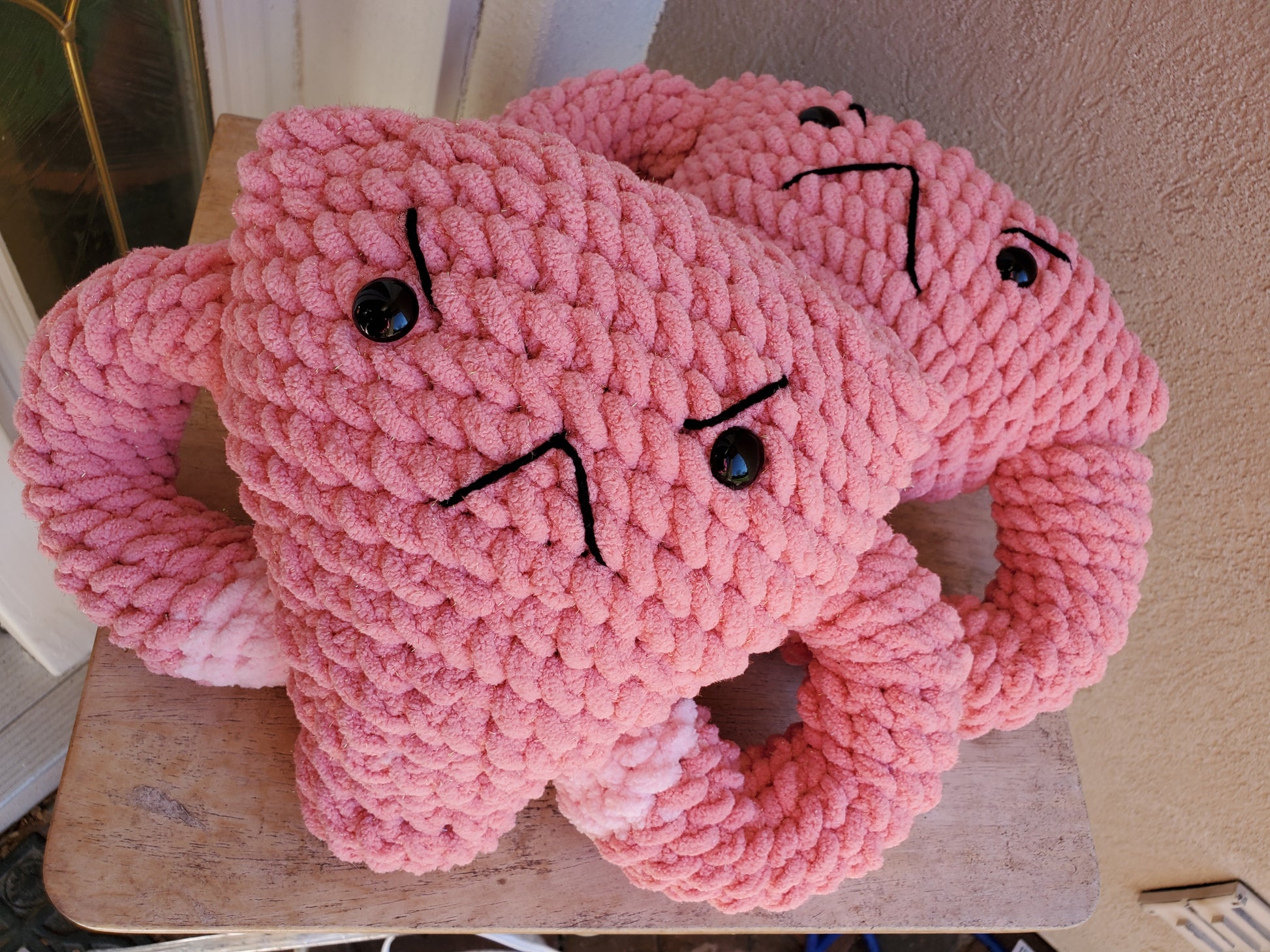 Angry Uterus Plush with Heating Pad Pocket image 0