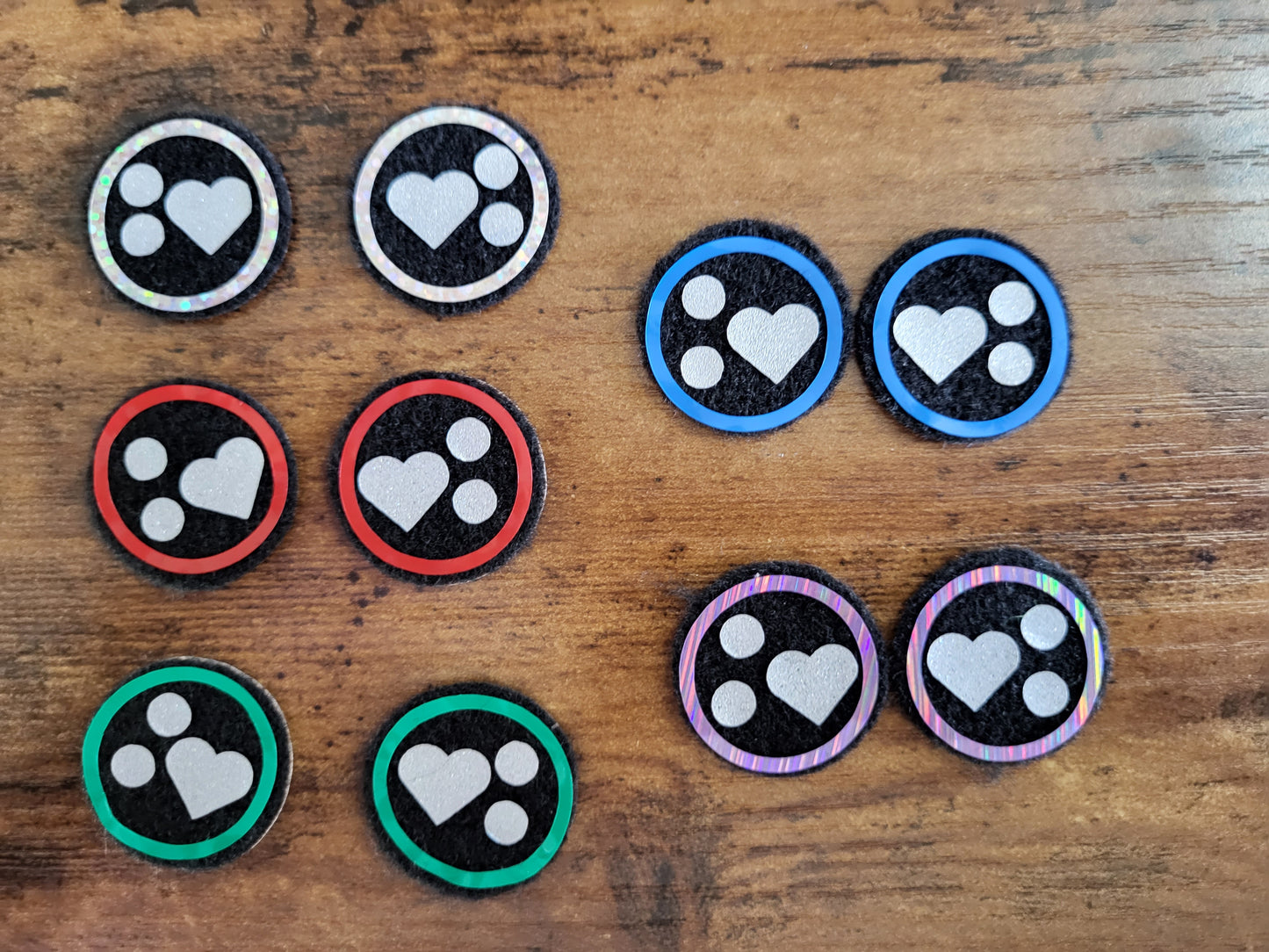 5 pack of 1 inch Felt Eyes image 2