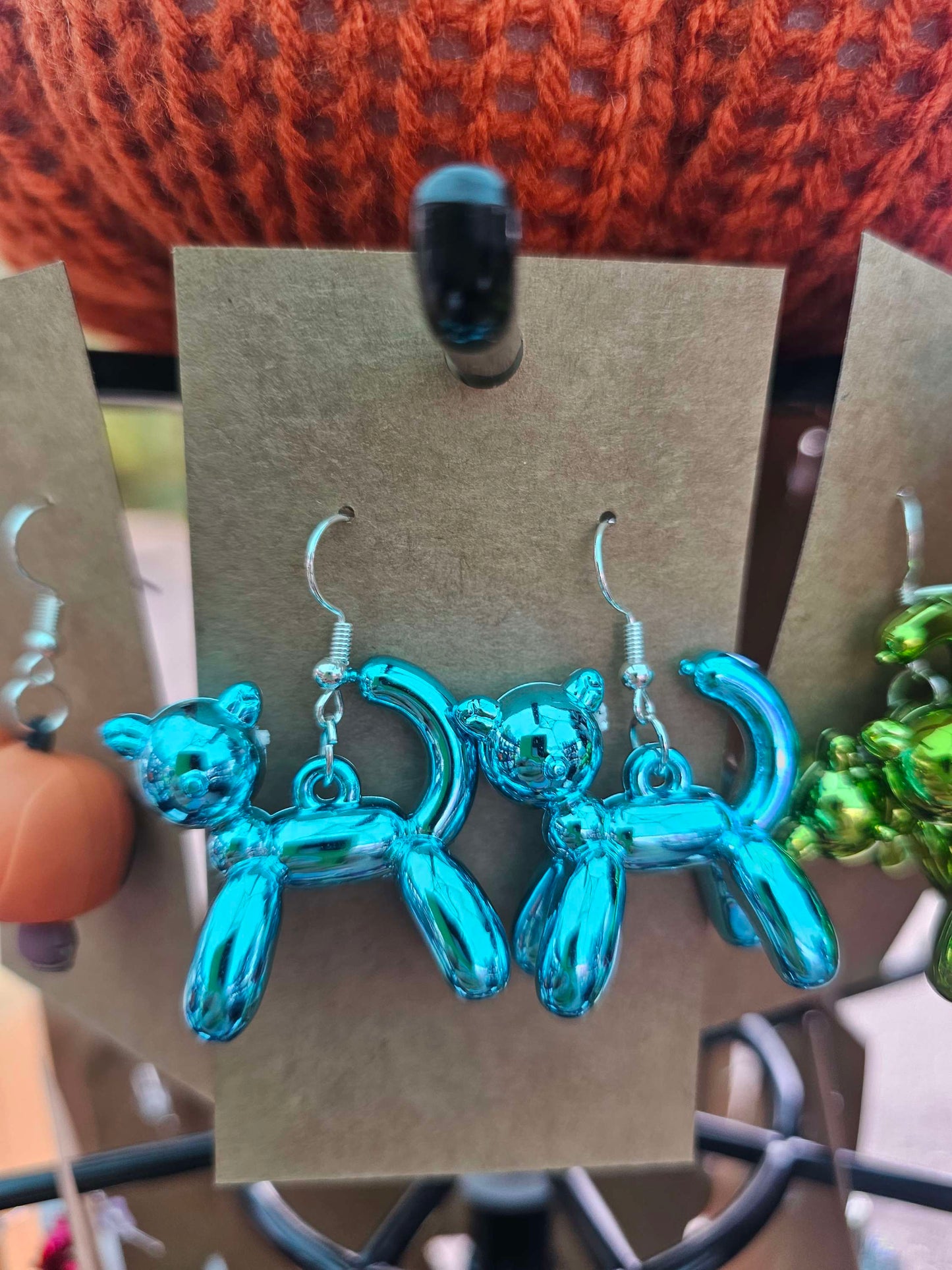 Balloon Cat Earrings image 1