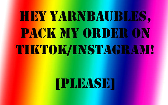Pack My Order on Tiktok/Instagram! image 0