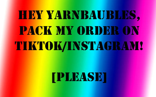 Pack My Order on Tiktok/Instagram! image 0
