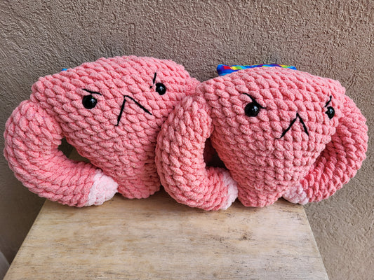RTS Angry Uterus Plush with Heating Pad image 0