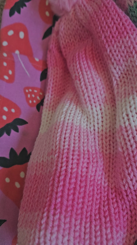 Ready to Ship Mystery Adult Size Knit Beanie Hats with Pom Pom toppers