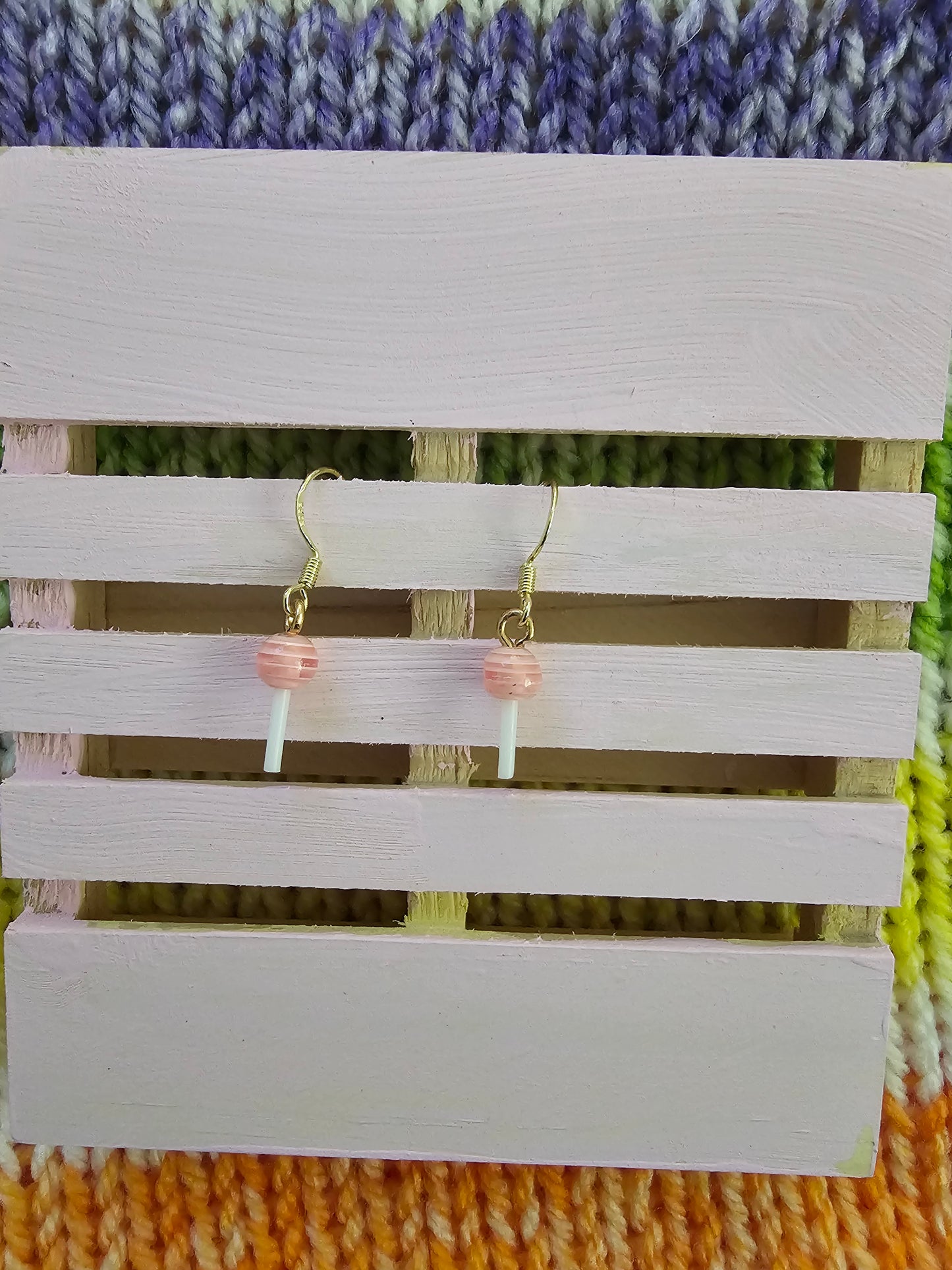 Pink Lollipop Earrings