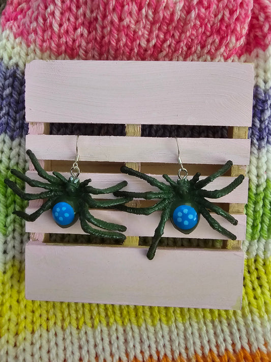 Dark Spider Earrings