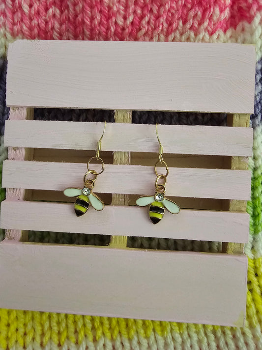 Bumble Bee Earrings