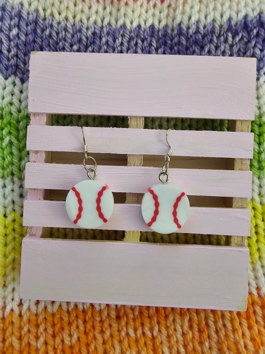 Baseball Earrings