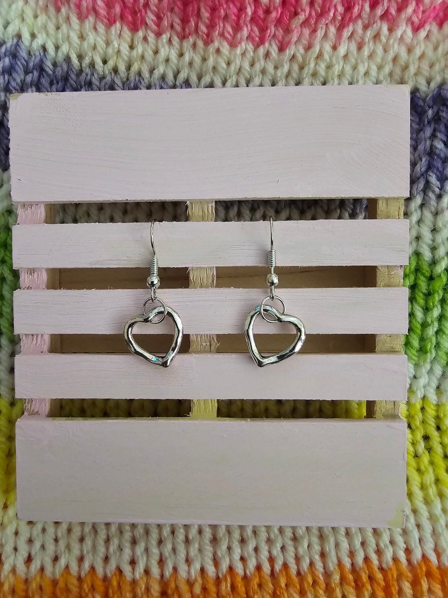 Silver Heart Earrings