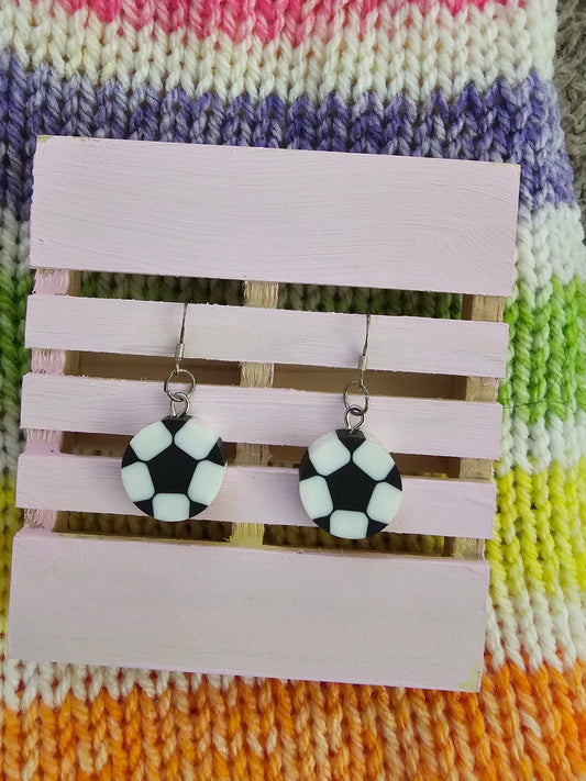 Soccer Ball Earrings