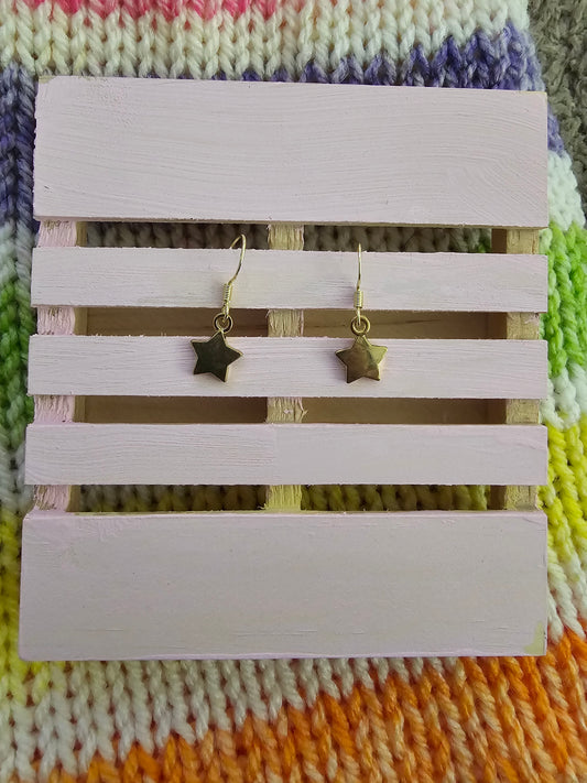 Gold Star Earrings