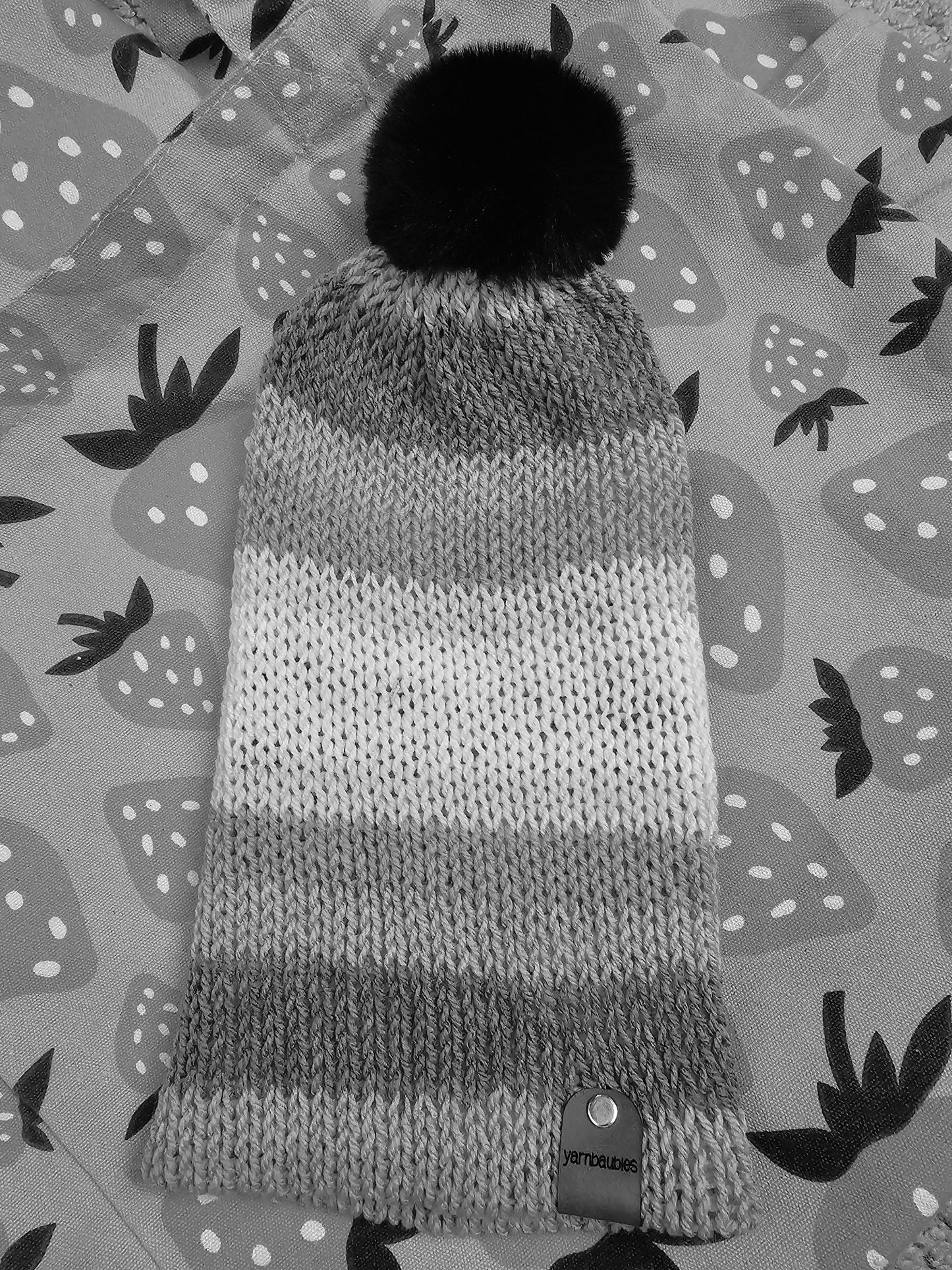 Ready to Ship Mystery Adult Size Knit Beanie Hats with Pom Pom toppers