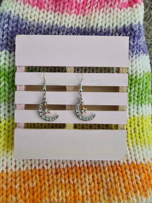 Moon and Stars Earrings