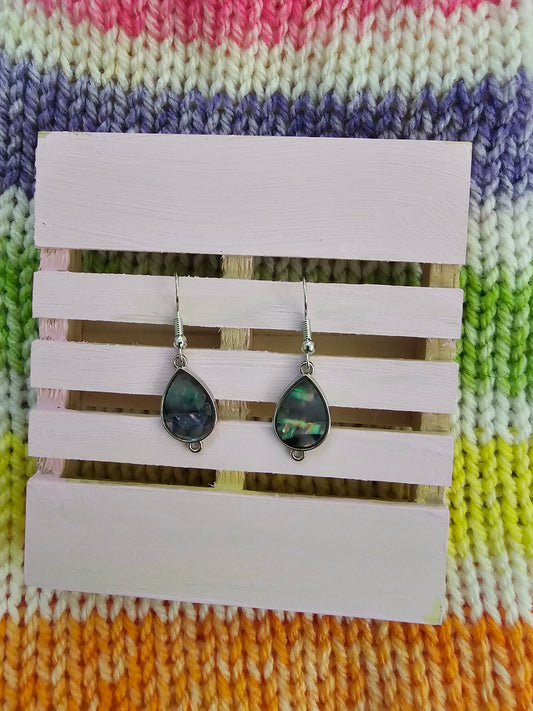 Teardrop Abalone Earrings