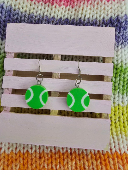 Tennis Ball Earrings